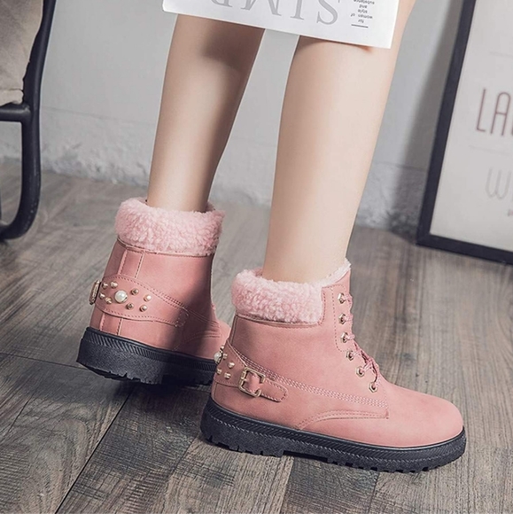 🆕️waterproof Anti Slip Winter Boots Pink - Picture 6 of 6
